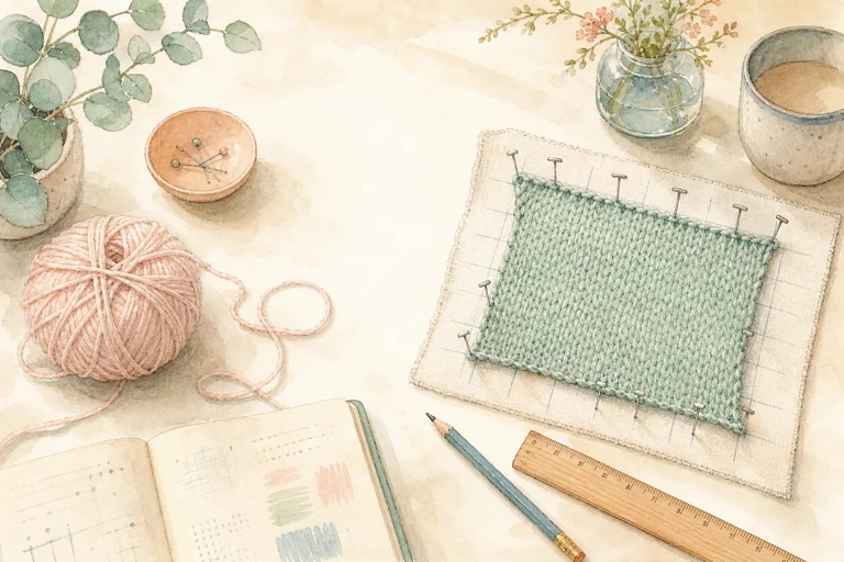 How to Adjust a Knitting Pattern for Gauge Without Guessing